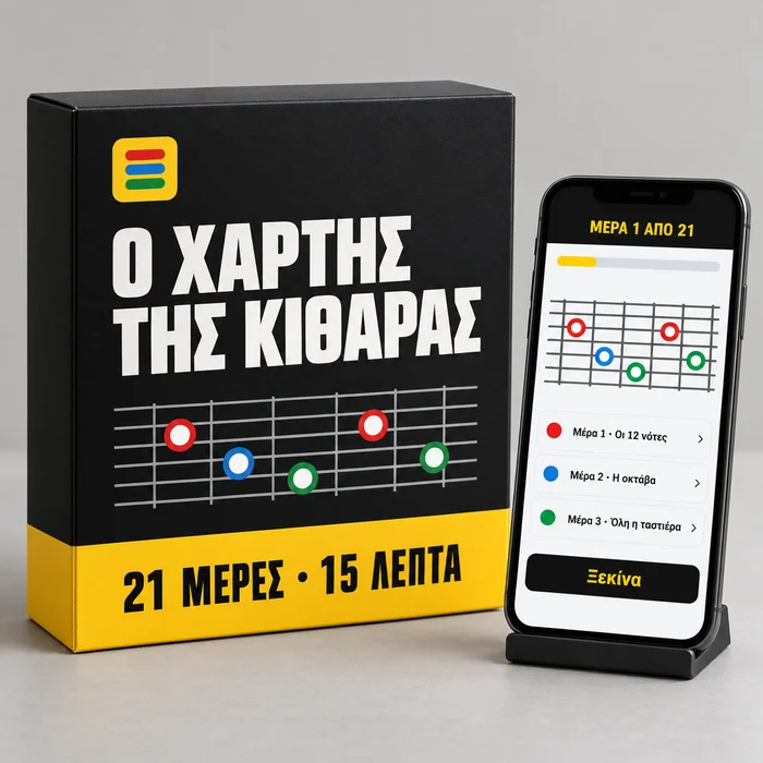 Το κουτί του προγράμματος 21 ημερών και η μέρα 1 στο κινητό